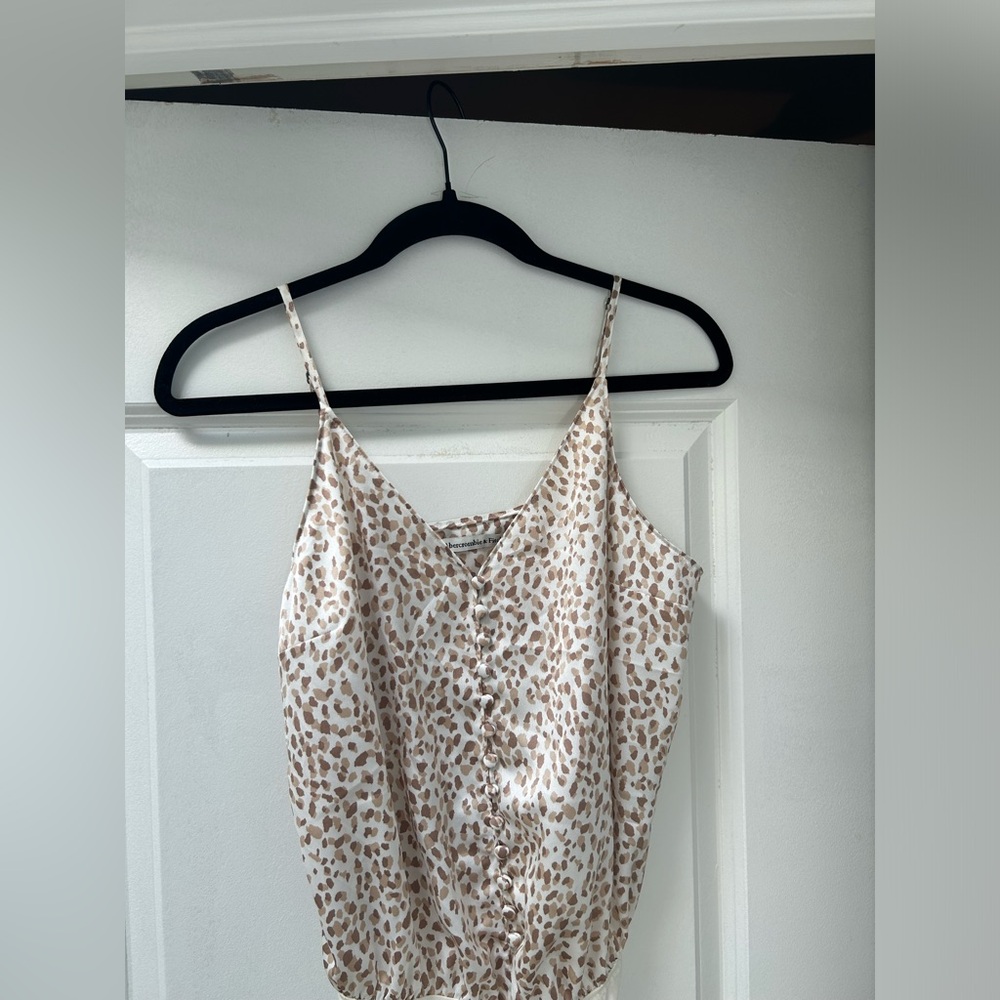 A&F Leopard Print Bodysuit